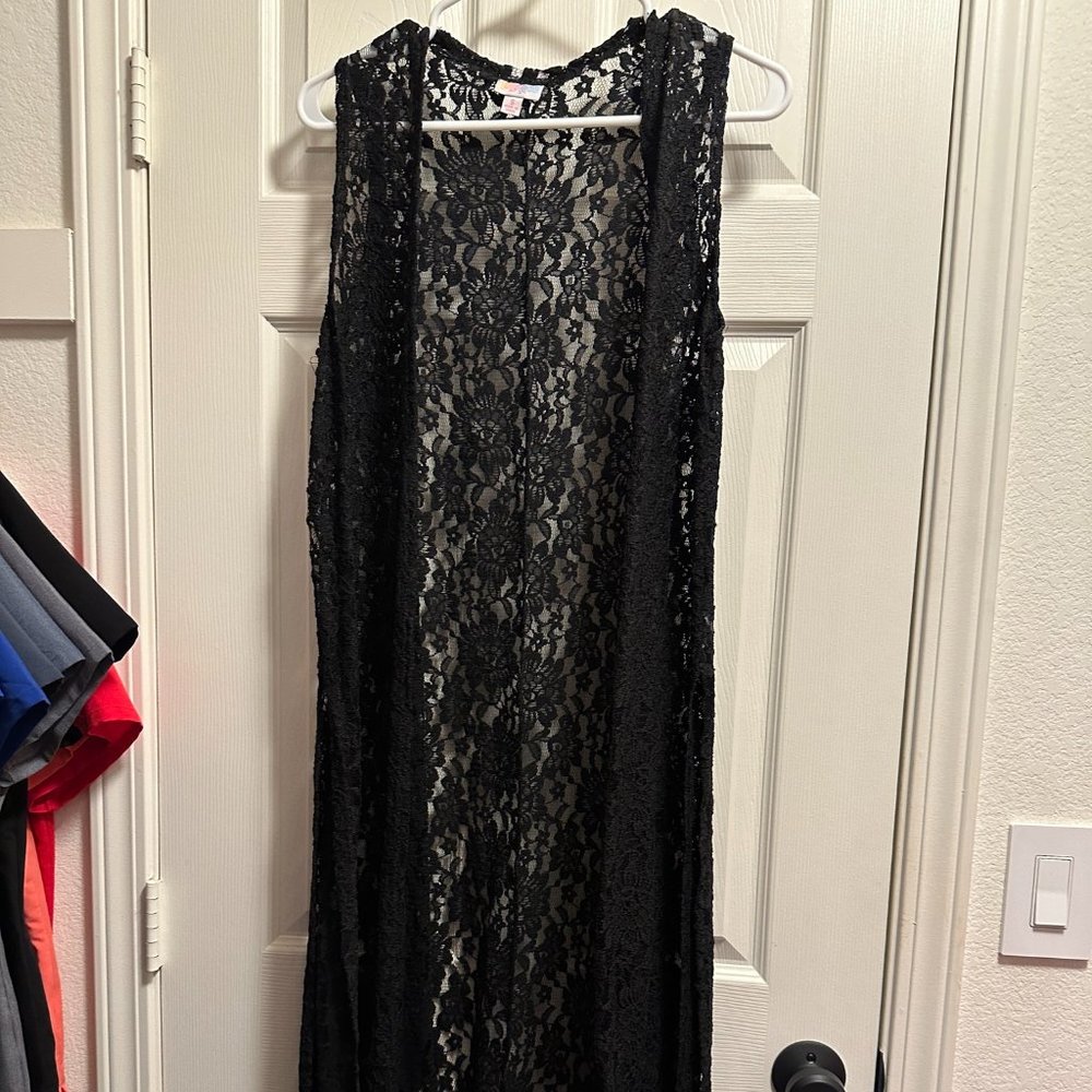 VGUC LuLaRoe Joy lace duster